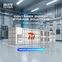 Sistema de Almacenamiento de Energía en Contenedor MATE Todo en Uno BESS de 40 Pies con Batería de Iones de Litio LFP de 1MWH, 2MWH, 3MWH con Refrigeración por Aire y Certificaciones UN38.3 y UL9540