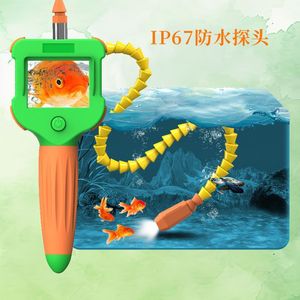 Childrens Endoscope 2.4 Inch Screen Hd <b>Camera</b> Outdoor Exploration Toy Green Version - Product Image 4