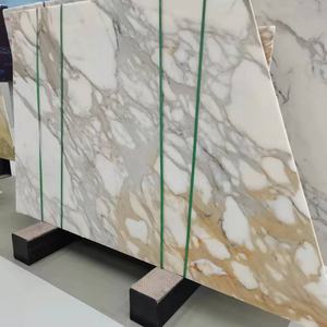 Losas de Mármol Blanco Calacatta Gold de Calacatta, Italia, con Vetas Doradas - Product Image 2