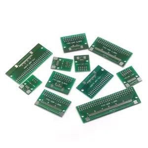 Double Side 0.5mm 1mm 6 8 10 12 20 40 50 60 Pin to DIP 2.54mm FPC/FFC SMT Adapter Socket Plate PCB Board Connector DIY KIT