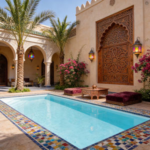 Piscine en FRP, grande piscine, piscine conteneur, piscine à vendre, piscine en mosaïque, grande piscine familiale - Product Image 5