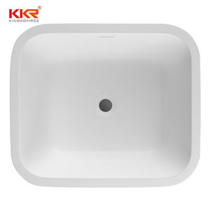 Meubles de salle de bain en acrylique à surface solide, lavabo d'angle <span class=keywords><strong>sous</strong></span>-monté blanc, éviers - Product Image 6