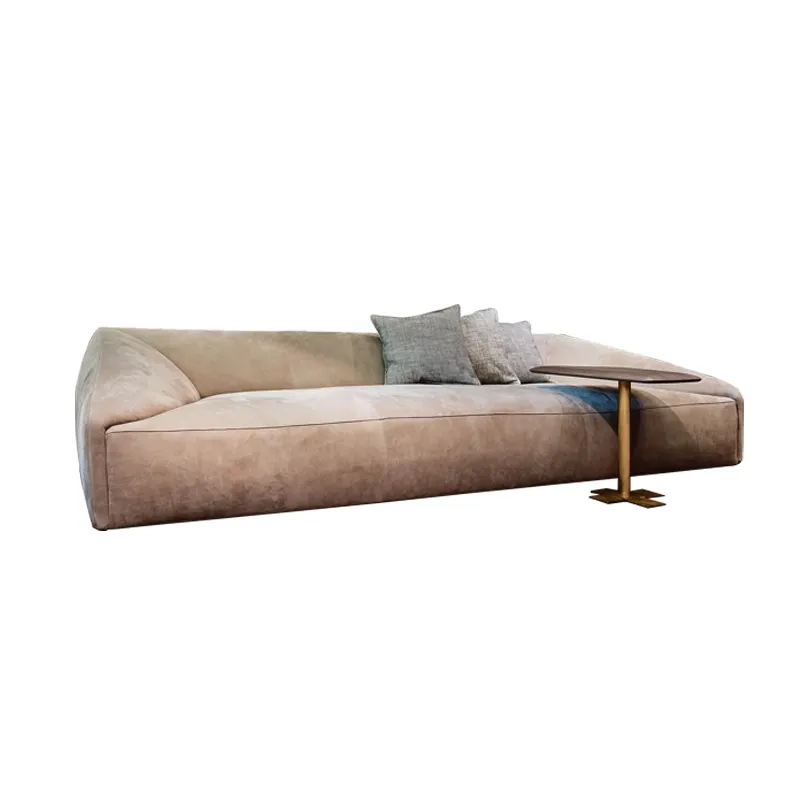 2024 modern İtalya lüks kadife oturma odası kanepeleri eğlence kat bacaksız kesit kanepeler set chesterfield kanepe