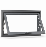 Ventanas y Puertas de Perfil de Doble Acristalamiento Resistentes a Huracanes, Ventana Corredera de Aluminio con Vidrio