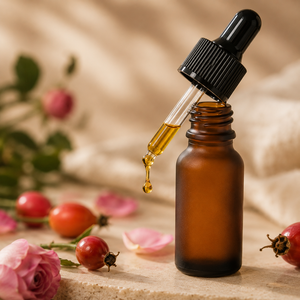 Huile de rose musquée pure concentrée de qualité supérieure, huile nourrissante intensive, sérum naturel pour le visage, huile pour la cicatrisation des plaies - Product Image 1