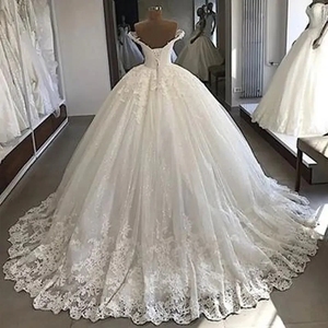 Vintage Casamento Bridal Gowns Ball Gown Lace Applique Wedding Dress Robe De Mariee <strong>trouwjurk</strong> Vestidos Novia Customization - Product Image 2