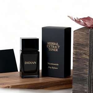 Botella de Perfume de Vidrio Negro Mate de Diseño Personalizado, 30 ml, 50 ml, 100 ml, Envase Vacío, Botellas Cuadradas de Perfume con Embalaje en Caja - Product Image 1