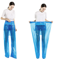 Automatische Einweg-PE-Hose aus Kunststoff Kunststoff hose Angeln Wasserdichte Schutz tuch herstellungs maschine für den Außenbereich