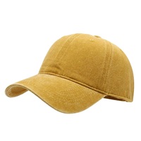 Casquette de baseball formelle personnalisée en coton lavé et vieilli avec LOGO – 100 % coton respirant, douce, unisexe, style décontracté urbain, à visière