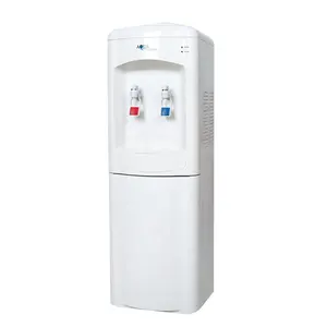 Dispensador de agua embotellada con cerradura de seguridad para niños, soporte eléctrico, compresor de plástico, dispensador de agua caliente y fría