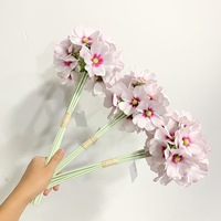 Bouquet de fleurs artificielles Cosmos de 40 cm en gros, fausses fleurs Gesang, options multicolores pour la décoration intérieure