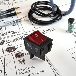 JC KCD4--B 30A摇臂开关，带灯指示灯16A按钮电源开关250Vac KCD4系列 - Product Image 2