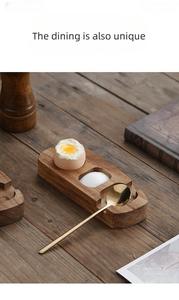 Bandeja de Madera de Acacia al por Mayor, Portavasos, Accesorios de Cocina Color Cáscara de Huevo - Product Image 4