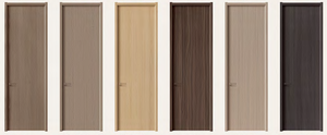 Puertas Interiores Modernas de Diseño Impermeable y Resistentes al Fuego, Material <span class=keywords><strong>MDF</strong></span>/WPC para Uso en Almacenes, Cocinas, Hoteles, Hospitales y Dormitorios - Product Image 3