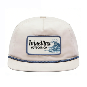 Casquette plate personnalisée avec logo, casquette snapback 5 panneaux, casquette de pêcheur avec patch, casquette de baseball réglable pour l'extérieur avec cordon - Product Image 1