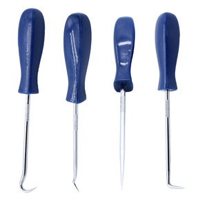 Kit de Herramientas para Reparación de Automóviles, Juego de 4 Piezas de Extractores de Sellos de Aceite de Acero Inoxidable con Mango Azul - Product Image 4
