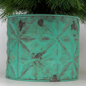 Co-Arts PE 4 Feet Artificial Mini Potted Christmas <b>Tree</b> With Pine Cones - Product Image 2