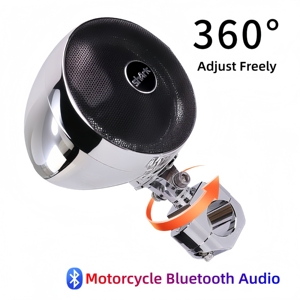 Amplificateur de son pour <span class=keywords><strong>moto</strong></span> étanche avec qualité sonore Hi-Fi, émetteur FM pour ports USB et AUX - Product Image 5