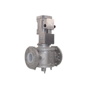 วาล์วแก๊ส KromSchroder รุ่น Vk80f10t5a93d แบบหน้าแปลน ขนาด 1/2 นิ้ว สำหรับสื่อที่มีอุณหภูมิปกติ พร้อมตัวบ่งชี้ตำแหน่ง - Product Image 1