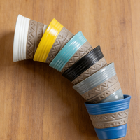Tasses à thé en céramique faites à la main de style arabe 60cc Logo personnalisé Tasse à expresso en argile