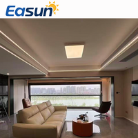 Ventana de elevación eléctrica de aluminio grande, tragaluces de vidrio deslizantes verticales automáticos, vidrio templado doble de acero inoxidable