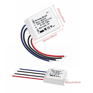 Qiachip Chất Lượng Cao Mini Chuyển Đổi Phổ AC 85-265V 1CH Tiếp Sức Không Dây Điều Khiển Từ Xa Receiver 433MHz KR8601-1w + kr2201e - Product Image 6