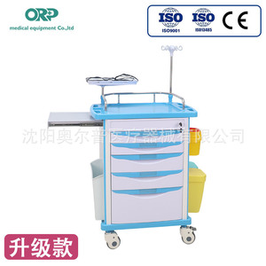 ABS hospital anesthesia <b>cart</b>, infusion <b>cart</b>, medical emergency <b>cart</b>, handcart, instrument <b>cart</b>, <b>tool</b> <b>cart</b> - Product Image 2