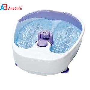 Anbolife, masajeador de baño de Spa de pies eléctrico infrarrojo de 60W con rodillos de masaje desmontables, función de burbuja de vibración de calor, Material PP - Product Image 5