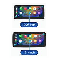 Pantalla Multimedia Inalámbrica CarPlay Android Auto para Mercedes-Benz Clase C W205 GLC Clase V W447 a W176 CLA GLA 2015-2018 NTG5.0