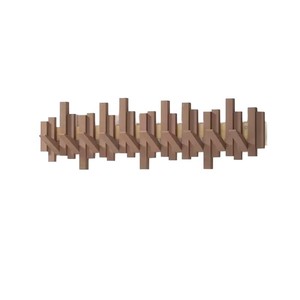 Perchero de pared de madera con diseño de teclas de piano, gancho creativo para guardar sombreros y ropa en la entrada - Product Image 5