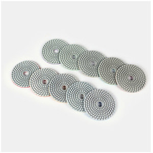 Disques de polissage diamantés pour le polissage à sec et humide, tampons de ponçage, polissage haute efficacité - Product Image 2