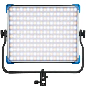 Sokkani — kit d'éclairage de studio 50W RGB, nouveau, kit d'éclairage de studio tv, pour caméra, panneau lumineux led vidéo, équipement de tournage photo