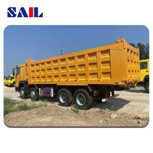 SAIL Howo 371 8x4 Camión volquete de engranajes manuales <span class=keywords><strong>Precio</strong></span> bajo Volquete Sinotruk usado con asientos de tela Combustible diésel Dirección izquierda - Product Image 4