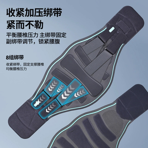 Cinturón Lumbar Extra Ancho de 32 cm para Hernia Discal y Distensión - Soporte Lumbar Transpirable para Alivio del Dolor - Product Image 3