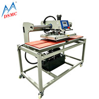Nouvelle presse à chaud hydraulique semi-automatique robuste 40x60cm à double station pour vêtements avec écran tactile LCD numérique