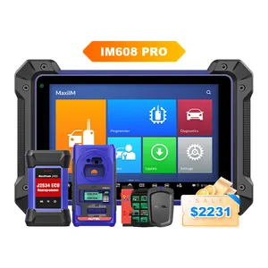 자동 MaxiIM IM608PRO im608 프로 im608 p immo 자동차 스캐너 자동차 키 프로그래머 OBD2 차량 키 프로그래밍 진단 도구