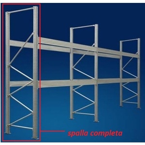 TS5 attrezzatura completa per il carico e lo stoccaggio con 200 cm altezza spalla 100 cm profondità capacità 10060 Kg