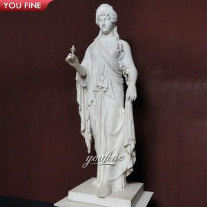 Sculpture de Jason avec le manteau d'or en marbre grandeur nature pour jardin, à vendre - Product Image 2