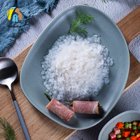 Riz rond konjac végétalien hypocalorique à faible IG couscous Shirataki instantané disponible en boîte ou en sac