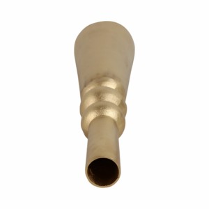 Vaso in metallo affusolato astratto, moderno vaso decorativo per fiori, per soggiorno, camera da letto, decorazioni per la casa - Product Image 6