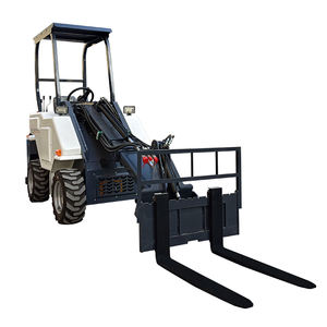 लोकप्रिय मॉडल 1 टन 2टन मिनी कॉम्पैक्ट टेलीहैंडल बूम लोडर फोर्कलिफ्ट फोकलिफ्ट, बिक्री के लिए निर्माण उपयोग के लिए 4x4 डीजल इंजन के साथ - Product Image 4