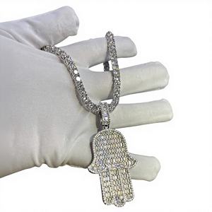 Customize Your Cuban Link Belly Chain in 14k Rose Gold with VVS Moissanite-Trendsetting Hip Hop Design for Party & Gift - Product Image 1