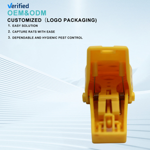 Hot Bán kích hoạt trọng lượng mạnh mẽ mùa xuân nạp nhựa bền màu đen rat Snap <span class=keywords><strong>Trap</strong></span> - Product Image 3