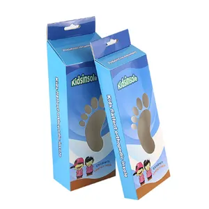 Melenlt eva kids plantare plantare per plantare plantare plantare piatto scarpe protezione tallone solette ortopediche per bambini scatola di carta