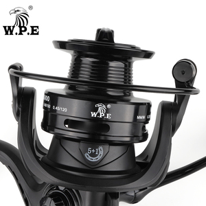 W.P.<span class=keywords><strong>E</strong></span> Moulinet de pêche à la carpe personnalisé NL 5000/6000/7000 Spinning 5.1:1 5 + 1 Roulements à billes Full Metal Spool <span class=keywords><strong>Pes</strong></span> - Product Image 6