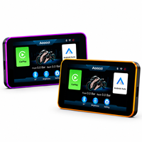 Écran CarPlay pour moto Aoocci, étanche IP67, navigation GPS sans fil Android Auto avec TPMS BSD DVR caméra embarquée