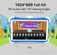Tablette Android pour enfants Hot A8, 7 pouces, écran tactile 1024*600, tablette éducative pour enfants, jeu éducatif, cadeau de Noël, cadeau d'anniversaire