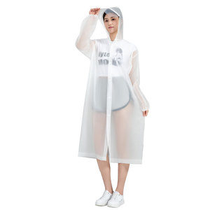 Impermeable Desechable de Cuerpo Entero, Protección Reforzada para Adultos, Poncho Portátil Ligero para Viajes al Aire Libre - Product Image 1