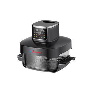 Anbolife Nueva Freidora de Aire Portátil de Vidrio 6L+4L 1500W, Freidora de Aire Inteligente con 10 Menús Preestablecidos, Freidora de Aire <span class=keywords><strong>Ninja</strong></span> Sin PFAS, Fabricante - Product Image 2