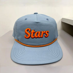 Gorra de Béisbol Snapback Deportiva de Viaje al Aire Libre de Nailon Sin Estructura de 5 Paneles con Logotipo Bordado en 3D Personalizado al por Mayor - Product Image 1